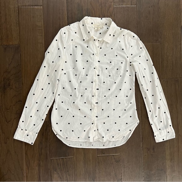 L.O.G.G 100% Cotton Polka Dot Button Up Long Sleeve - Picture 8 of 12